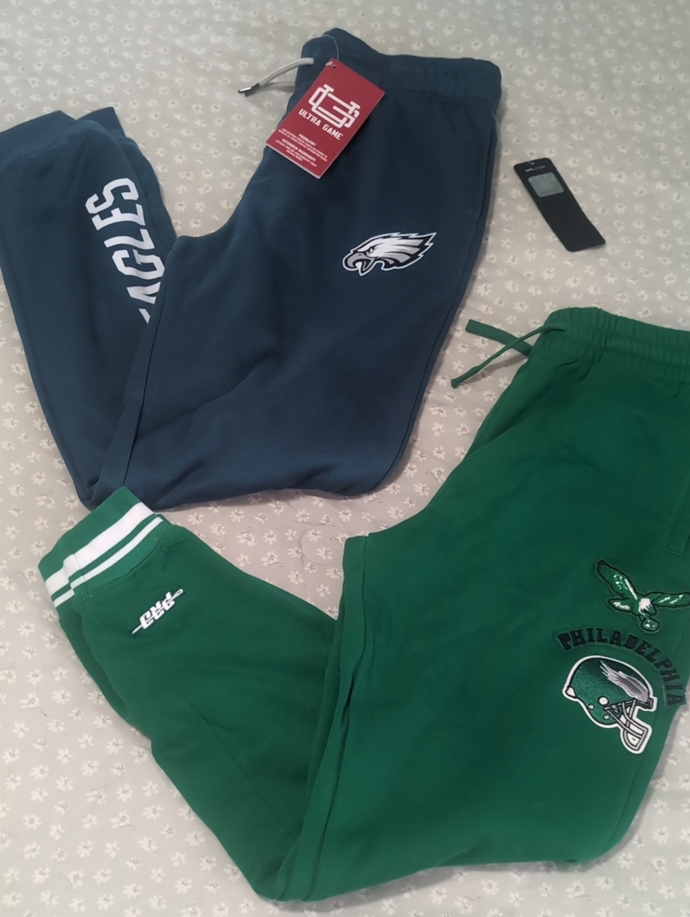 NFL Eagles (2) (Philadelphia 🦅 Eagles) Jogger Pants-lg-14/16- NEW